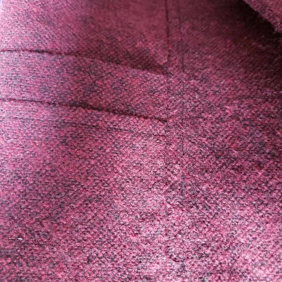 Kensie fitted cropped zipper jacket. 3/4 sleeve. - Picture 4 of 6